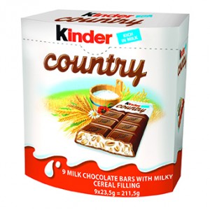 Ferrero Kinder Country Milk & Cereal Chocolate Bar