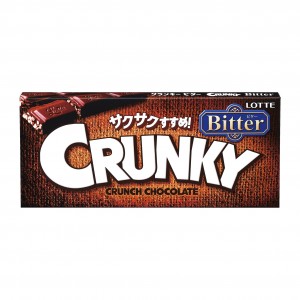 Lotte Crunky Bitter Chocolate 10x45g